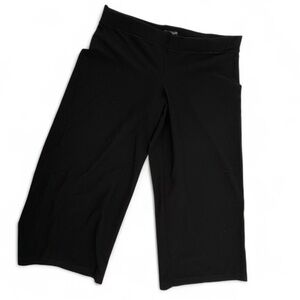 Eileen‎ Fisher Black Pull-on Washable Crepe pants Lg